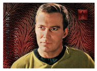 Captain Kirk in The Enemy Within - Dopplegangers (Trading Card) - 30 Years of Star Trek - Phase Two - 1996 Skybox # F1 - Mint