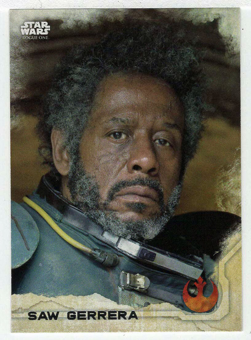 Saw Gerrera (Trading Card) - Star Wars - A Star Wars Story Series 1 : Rogue One - 2016 Topps # 6 - Mint