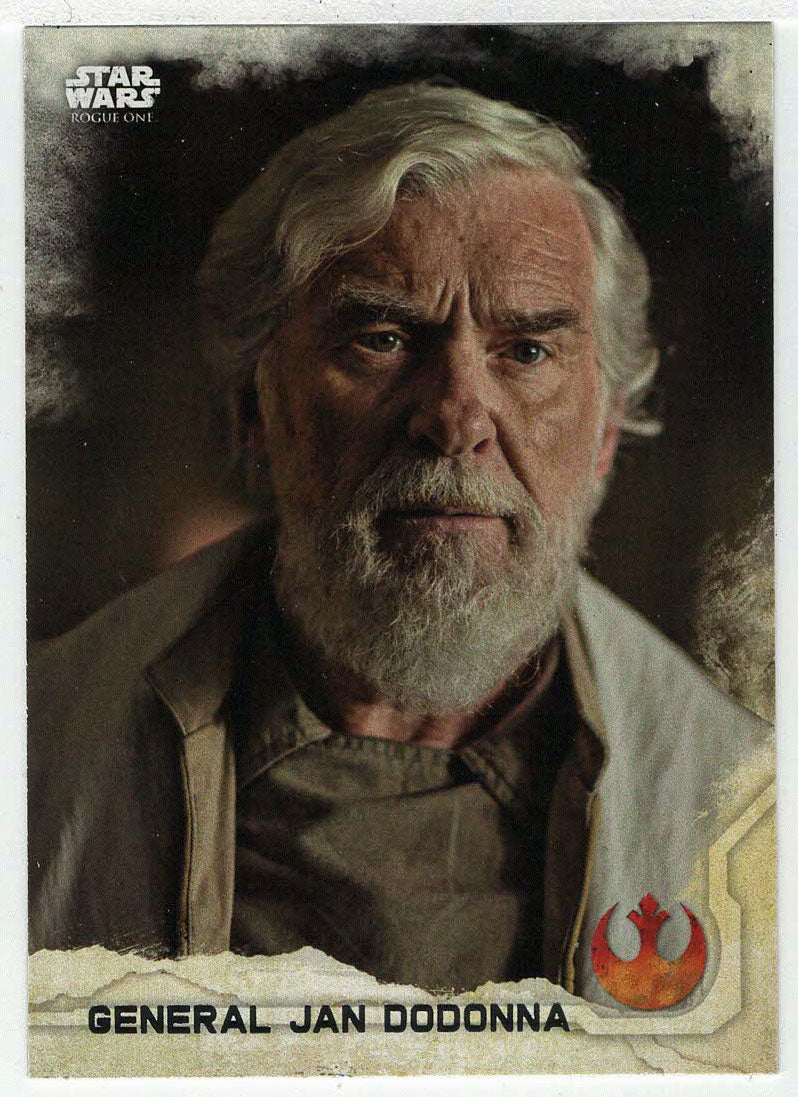 General Jan Dodonna (Trading Card) - Star Wars - A Star Wars Story Series 1 : Rogue One - 2016 Topps # 17 - Mint