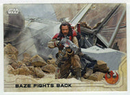 Baze Fights Back (Trading Card) - Star Wars - A Star Wars Story Series 1 : Rogue One - 2016 Topps # 28 - Mint
