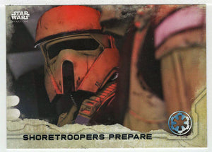 Shoretroopers Prepare (Trading Card) - Star Wars - A Star Wars Story Series 1 : Rogue One - 2016 Topps # 42 - Mint