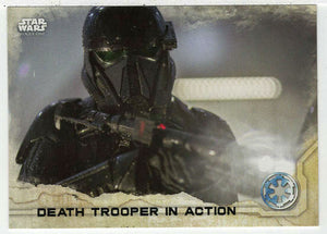 Death Trooper in Action (Trading Card) - Star Wars - A Star Wars Story Series 1 : Rogue One - 2016 Topps # 44 - Mint