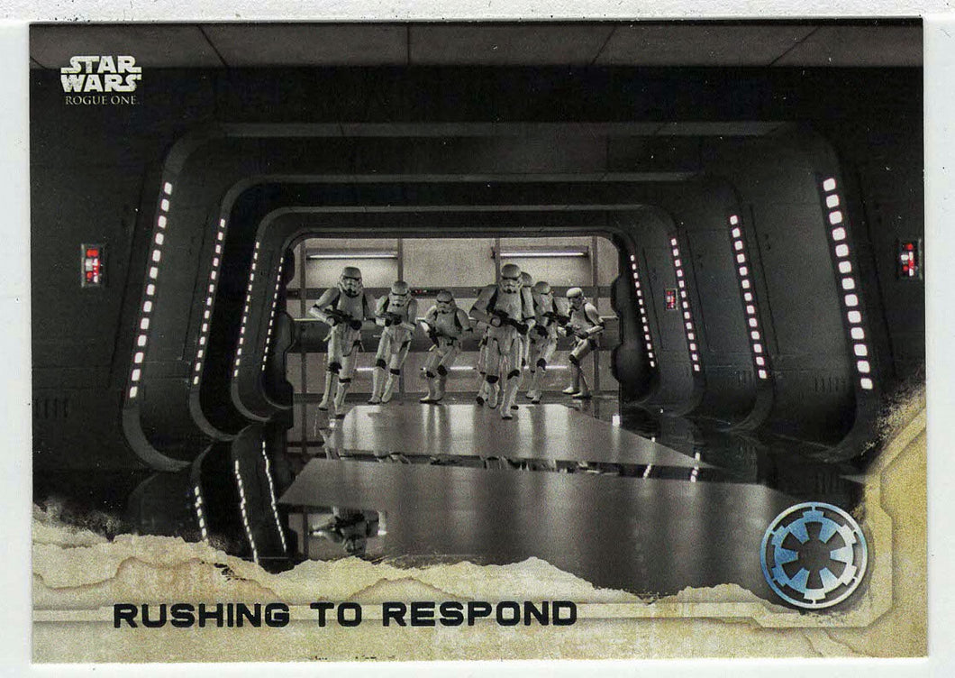 Rushing to Respond (Trading Card) - Star Wars - A Star Wars Story Series 1 : Rogue One - 2016 Topps # 48 - Mint