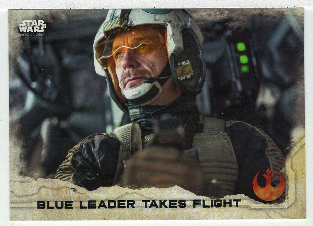 Blue Leader Takes Flight (Trading Card) - Star Wars - A Star Wars Story Series 1 : Rogue One - 2016 Topps # 49 - Mint
