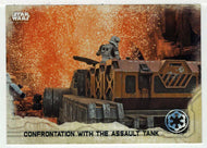 Confrontation with The Assault Tank (Trading Card) - Star Wars - A Star Wars Story Series 1 : Rogue One - 2016 Topps # 53 - Mint