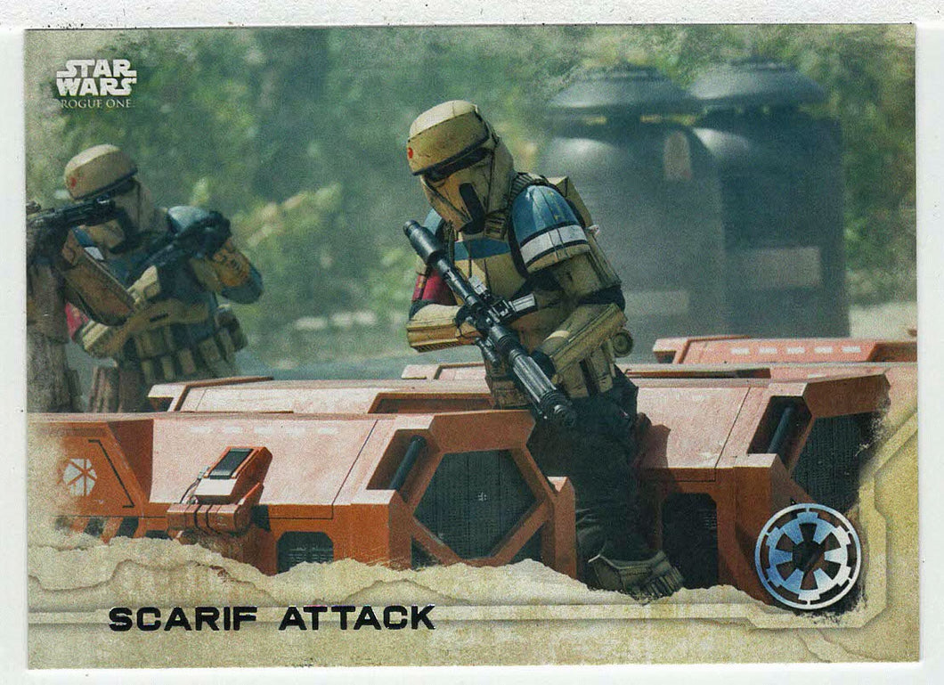 Scarif Attack (Trading Card) - Star Wars - A Star Wars Story Series 1 : Rogue One - 2016 Topps # 60 - Mint