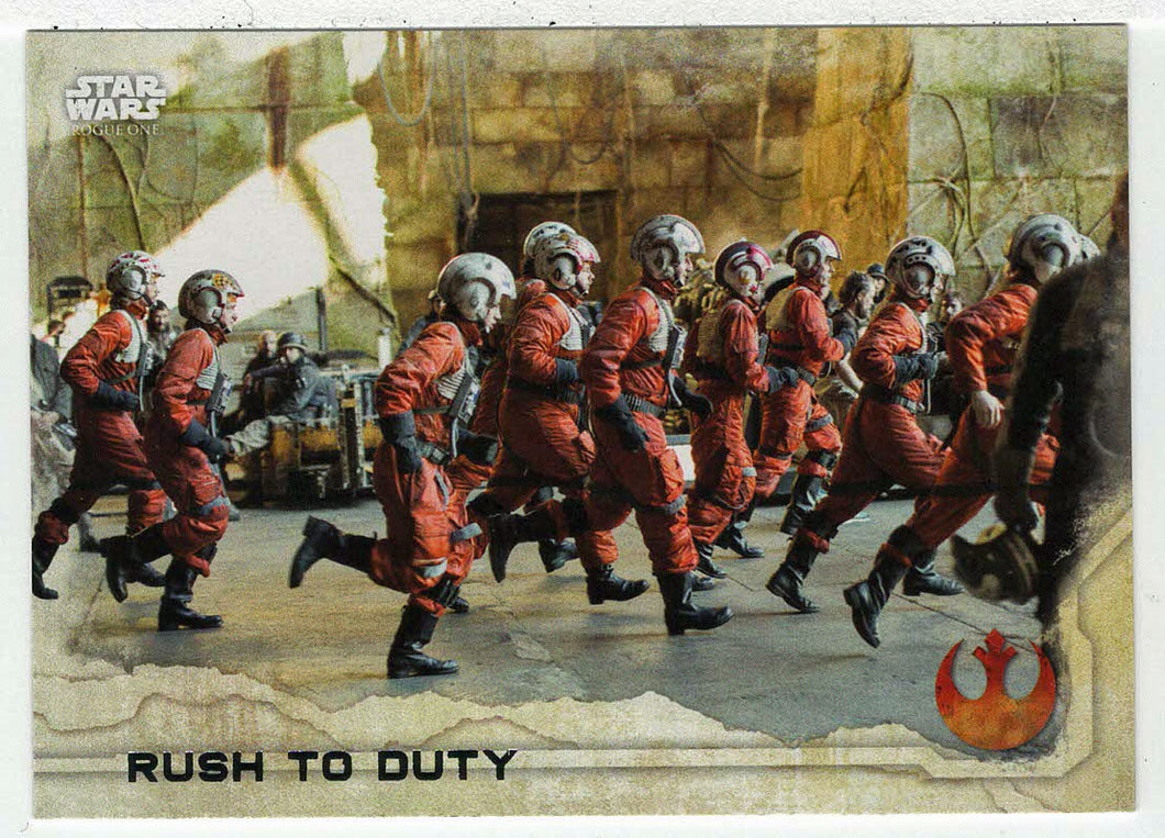 Rush to Duty (Trading Card) - Star Wars - A Star Wars Story Series 1 : Rogue One - 2016 Topps # 61 - Mint
