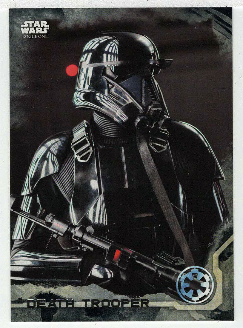 Death Trooper (Trading Card) - Star Wars - A Star Wars Story Series 1 : Rogue One BLACK - 2016 Topps # 12 - Mint
