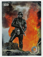 The Death Trooper and Destruction (Trading Card) - Star Wars - A Star Wars Story Series 1 : Rogue One BLACK - 2016 Topps # 23 - Mint