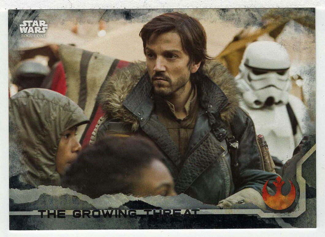 The Growing Threat (Trading Card) - Star Wars - A Star Wars Story Series 1 : Rogue One BLACK - 2016 Topps # 47 - Mint
