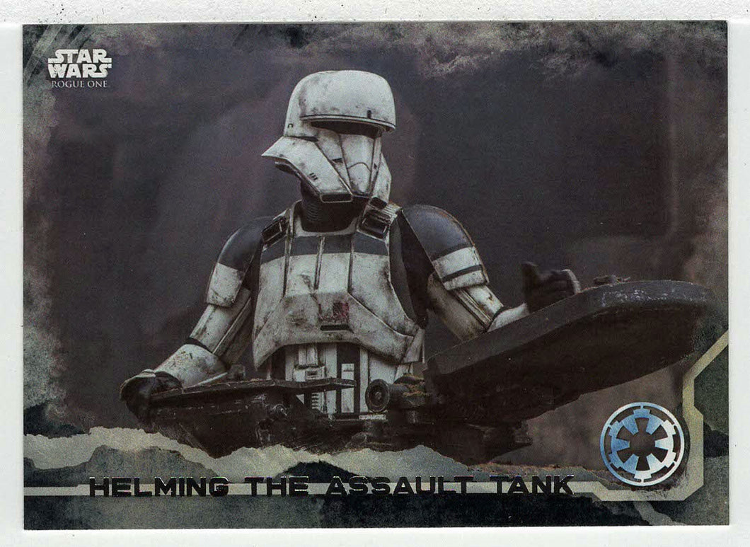 Helming The Assault Tank (Trading Card) - Star Wars - A Star Wars Story Series 1 : Rogue One BLACK - 2016 Topps # 59 - Mint