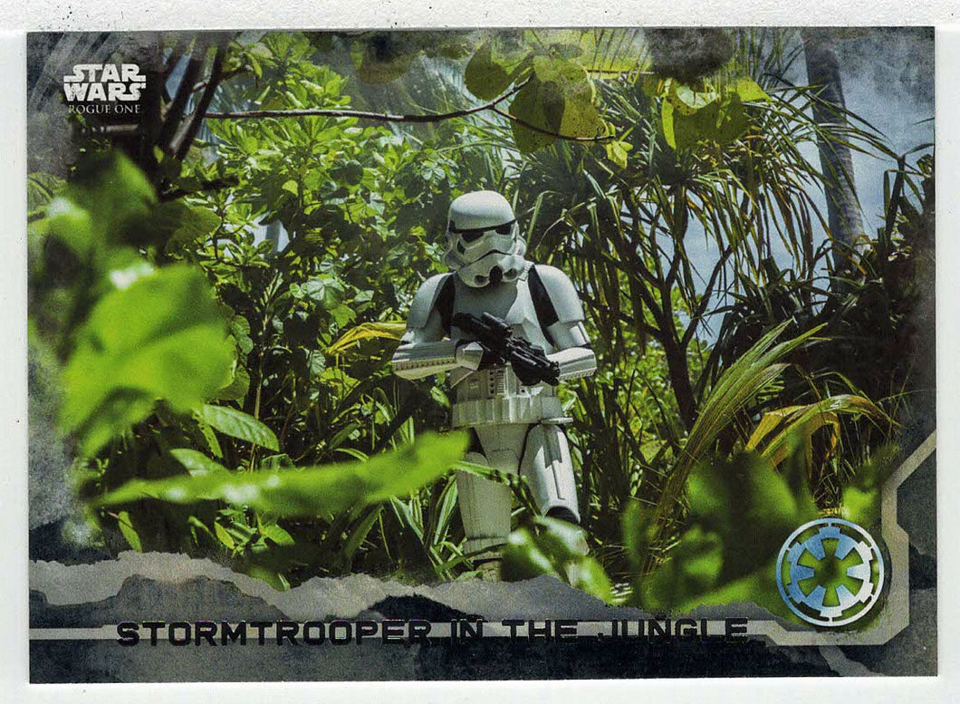 Stormtrooper in The Jungle (Trading Card) - Star Wars - A Star Wars Story Series 1 : Rogue One BLACK - 2016 Topps # 69 - Mint
