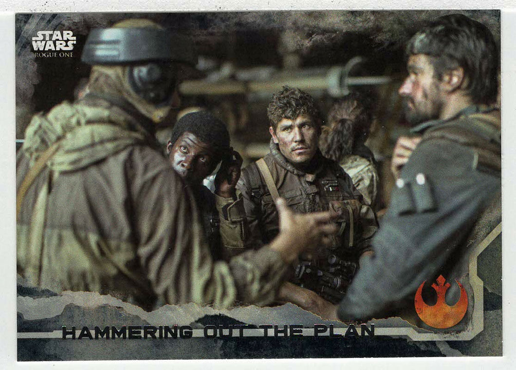 Hammering Out The Plan (Trading Card) - Star Wars - A Star Wars Story Series 1 : Rogue One BLACK - 2016 Topps # 71 - Mint