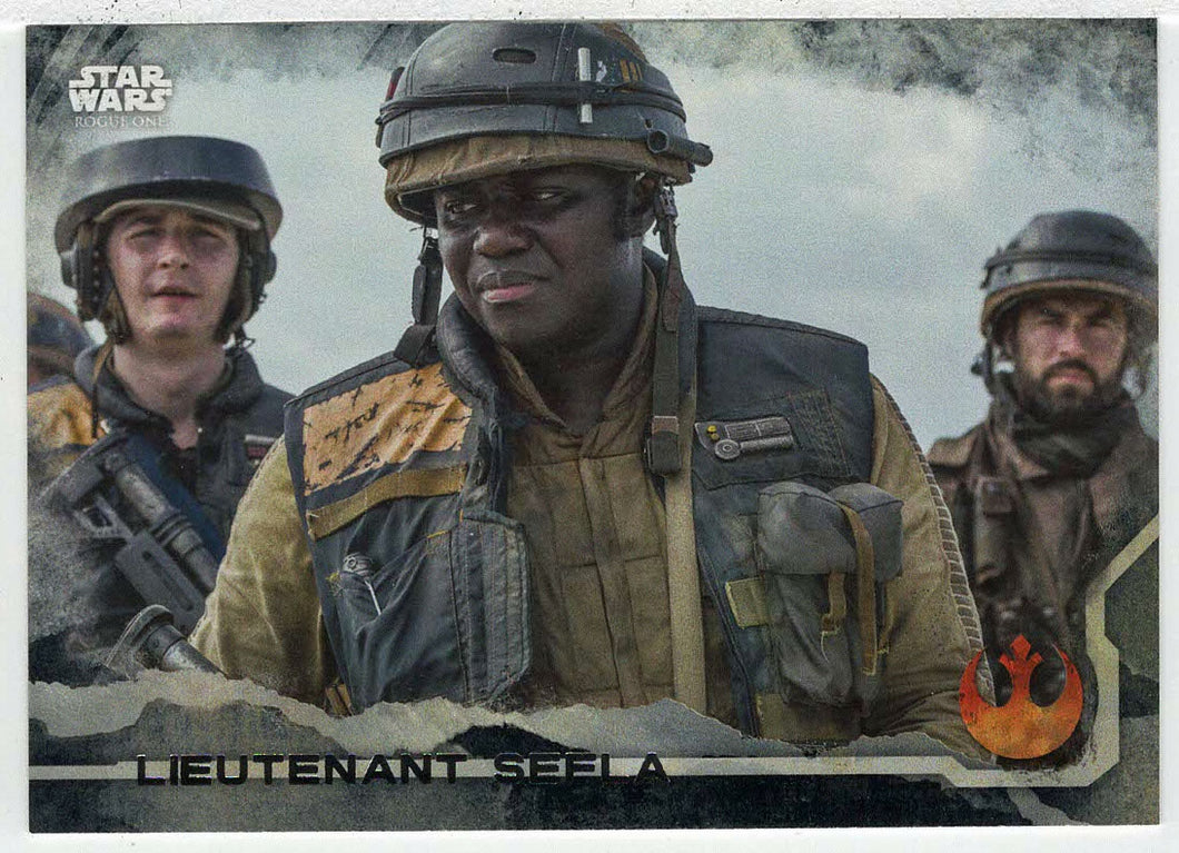 Lieutenant Sefla (Trading Card) - Star Wars - A Star Wars Story Series 1 : Rogue One BLACK - 2016 Topps # 86 - Mint