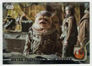 Bistan Prepares in The Hangar (Trading Card) - Star Wars - A Star Wars Story Series 1 : Rogue One BLACK - 2016 Topps # 88 - Mint