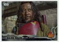 Baze Back at Base (Trading Card) - Star Wars - A Star Wars Story Series 1 : Rogue One BLACK - 2016 Topps # 90 - Mint