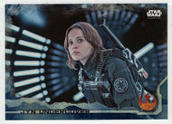 Jyn Undercover (Trading Card) - Star Wars - A Star Wars Story Series 1 : Rogue One BLUE - 2016 Topps # 21 - Mint