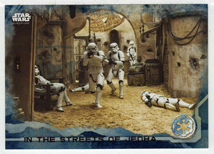 In The Streets of Jedha (Trading Card) - Star Wars - A Star Wars Story Series 1 : Rogue One BLUE - 2016 Topps # 33 - Mint