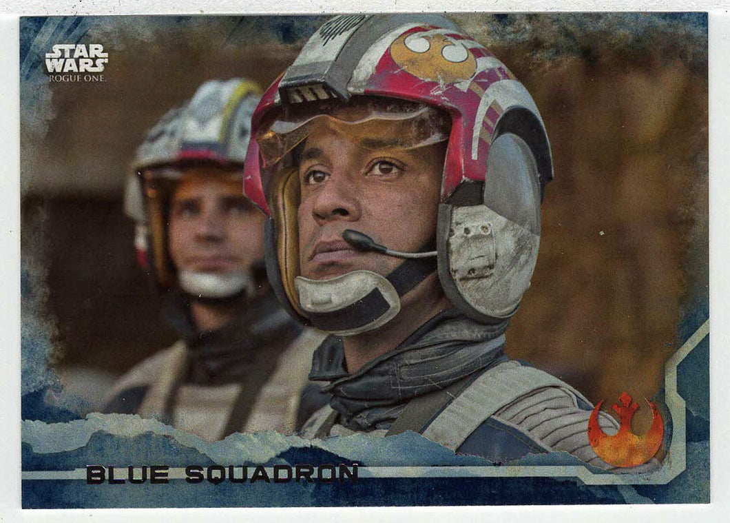 Blue Squadron (Trading Card) - Star Wars - A Star Wars Story Series 1 : Rogue One BLUE - 2016 Topps # 37 - Mint