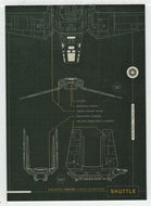 Shuttle - Blueprints of Ships and Vehicles (Trading Card) - Star Wars - A Star Wars Story Series 1 : Rogue One - 2016 Topps # BP5 - Mint