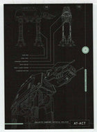 At-ACT - Blueprints of Ships and Vehicles (Trading Card) - Star Wars - A Star Wars Story Series 1 : Rogue One - 2016 Topps # BP6 - Mint