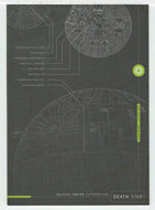 Death Star - Blueprints of Ships and Vehicles (Trading Card) - Star Wars - A Star Wars Story Series 1 : Rogue One - 2016 Topps # BP8 - Mint