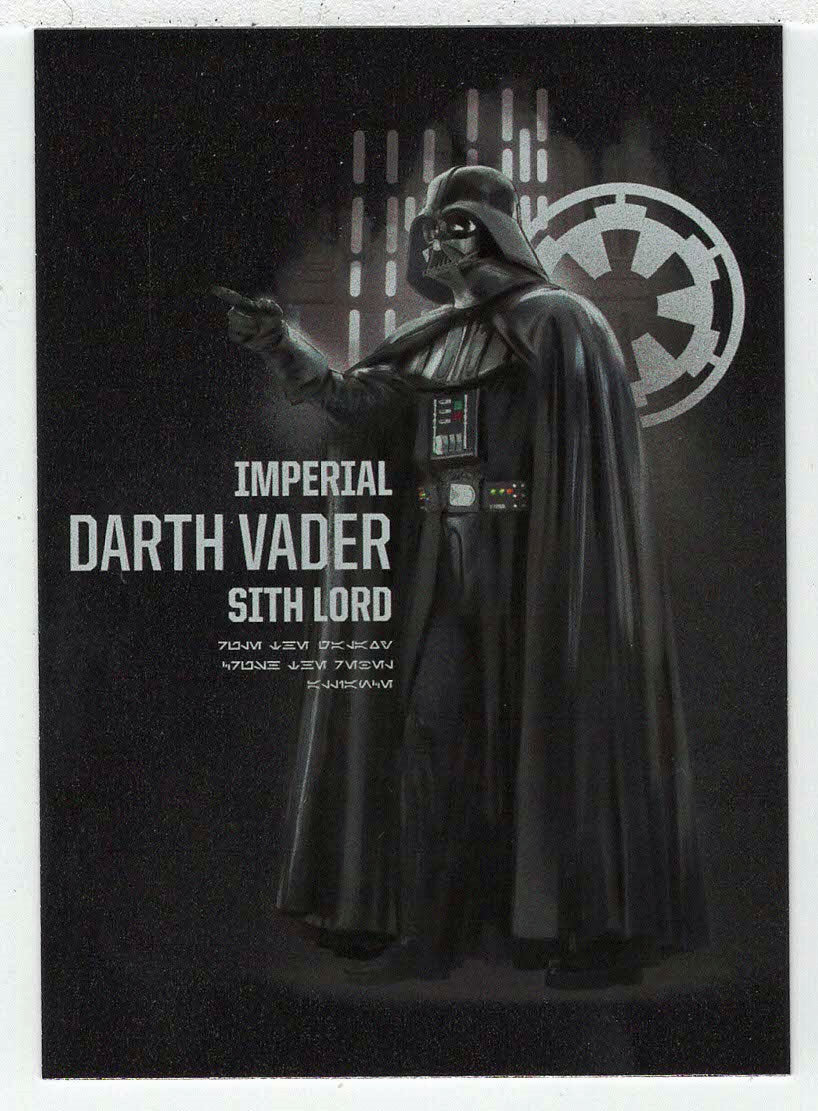 Darth Vader Imperial Sith Lord - Darth Vader Continuity (Trading Card) - Star Wars - A Star Wars Story Series 1 : Rogue One - 2016 Topps # 7 - Mint
