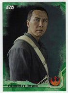 Chirrut Îmwe (Trading Card) - Star Wars - A Star Wars Story Series 1 : Rogue One GREEN - 2016 Topps # 5 - Mint