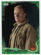 General Draven (Trading Card) - Star Wars - A Star Wars Story Series 1 : Rogue One GREEN - 2016 Topps # 10 - Mint