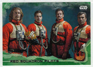 Red Squadron Pilots (Trading Card) - Star Wars - A Star Wars Story Series 1 : Rogue One GREEN - 2016 Topps # 15 - Mint