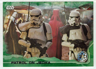 Patrol on Jedha (Trading Card) - Star Wars - A Star Wars Story Series 1 : Rogue One GREEN - 2016 Topps # 22 - Mint