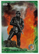 The Death Trooper and Destruction (Trading Card) - Star Wars - A Star Wars Story Series 1 : Rogue One GREEN - 2016 Topps # 23 - Mint