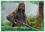 Corporal Pao on Scarif (Trading Card) - Star Wars - A Star Wars Story Series 1 : Rogue One GREEN - 2016 Topps # 34 - Mint