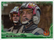 Blue Squadron (Trading Card) - Star Wars - A Star Wars Story Series 1 : Rogue One GREEN - 2016 Topps # 37 - Mint
