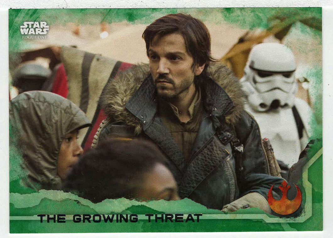 The Growing Threat (Trading Card) - Star Wars - A Star Wars Story Series 1 : Rogue One GREEN - 2016 Topps # 47 - Mint