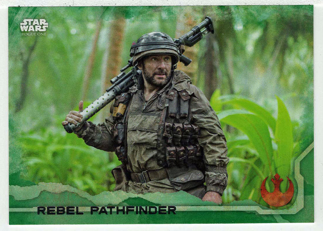 Rebel Pathfinder (Trading Card) - Star Wars - A Star Wars Story Series 1 : Rogue One GREEN - 2016 Topps # 57 - Mint