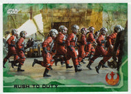Rush to Duty (Trading Card) - Star Wars - A Star Wars Story Series 1 : Rogue One GREEN - 2016 Topps # 61 - Mint
