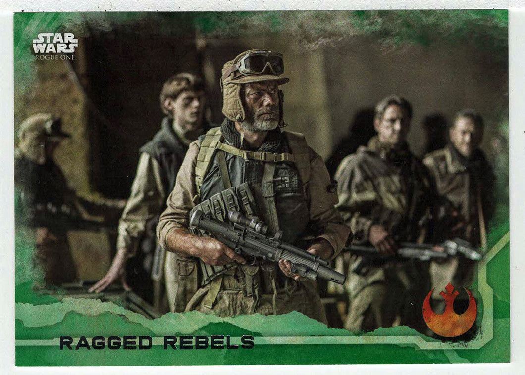 Ragged Rebels (Trading Card) - Star Wars - A Star Wars Story Series 1 : Rogue One GREEN - 2016 Topps # 63 - Mint