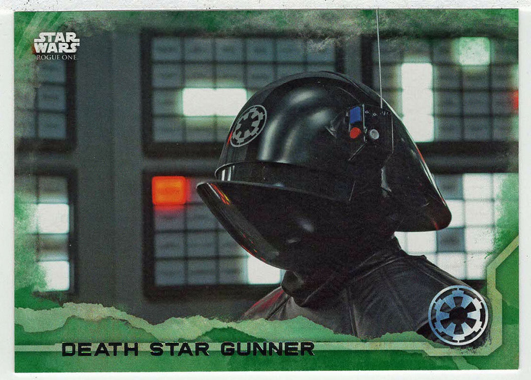 Death Star Gunner (Trading Card) - Star Wars - A Star Wars Story Series 1 : Rogue One GREEN - 2016 Topps # 65 - Mint