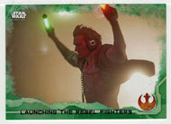 Launching The Rebel Fighters (Trading Card) - Star Wars - A Star Wars Story Series 1 : Rogue One GREEN - 2016 Topps # 67 - Mint