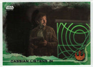 Cassian Listens In (Trading Card) - Star Wars - A Star Wars Story Series 1 : Rogue One GREEN - 2016 Topps # 77 - Mint