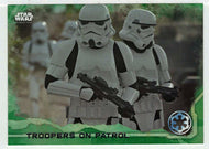 Troopers on Patrol (Trading Card) - Star Wars - A Star Wars Story Series 1 : Rogue One GREEN - 2016 Topps # 89 - Mint