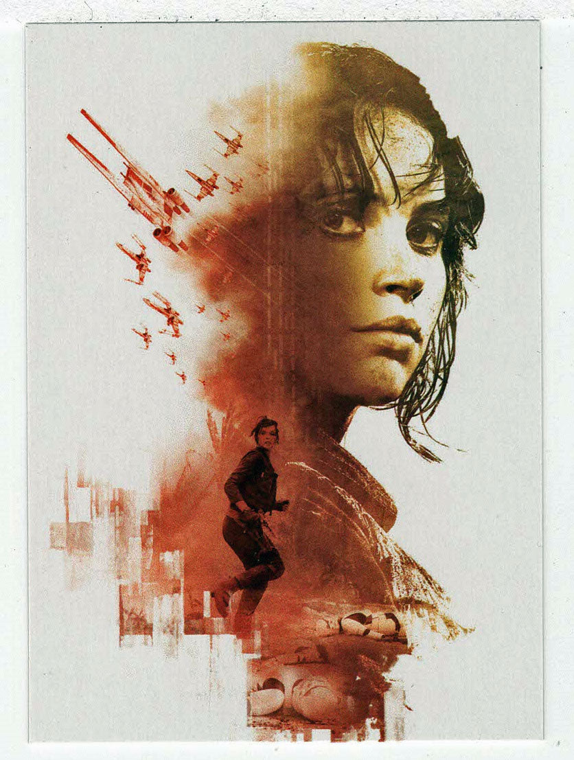 Jyn Erso - Gallery (Trading Card) - Star Wars - A Star Wars Story Series 1 : Rogue One - 2016 Topps # G4 - Mint