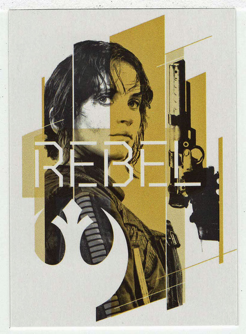 Rebel - Jyn Erso - Gallery (Trading Card) - Star Wars - A Star Wars Story Series 1 : Rogue One - 2016 Topps # G5 - Mint