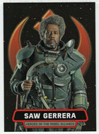 Saw Gerrera - Heroes of The Rebel Alliance (Trading Card) - Star Wars - A Star Wars Story Series 1 : Rogue One - 2016 Topps # HR8 - Mint