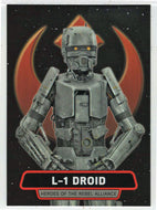 L-1 Droid - Heroes of The Rebel Alliance (Trading Card) - Star Wars - A Star Wars Story Series 1 : Rogue One - 2016 Topps # HR13 - Mint