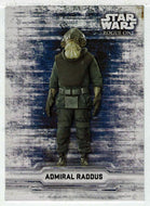 Admiral Raddus - Stickers (Trading Card) - Star Wars - A Star Wars Story Series 1 : Rogue One - 2016 Topps # CS17 - Mint