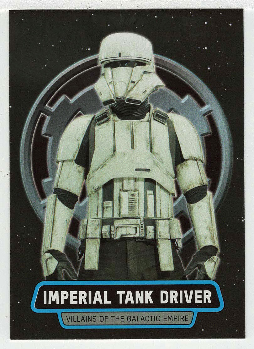 Imperial Tank Driver - Villains of The Galactic Empire (Trading Card) - Star Wars - A Star Wars Story Series 1 : Rogue One - 2016 Topps # VE8 - Mint