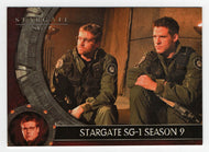 Stargate SG - Season 9 - Promo - Daniel Jackson - Cameron Mitchell (Trading Card) 2007 Rittenhouse Archives # P2 - Mint