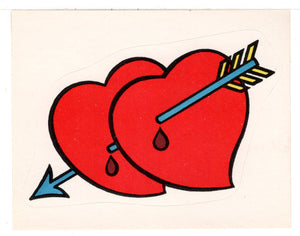 Cupid Hearts (Trading Card - Sticker) Figurine Super Stickers - 1979 Panini - Mint